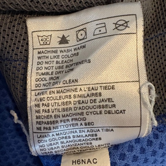 Nike Mens XL Sphere Dry Blue Gray 1/4 Zip Pullover Athletic Mens Golf Swoosh - Picture 6 of 9